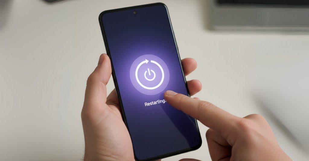 setup and restart android phone