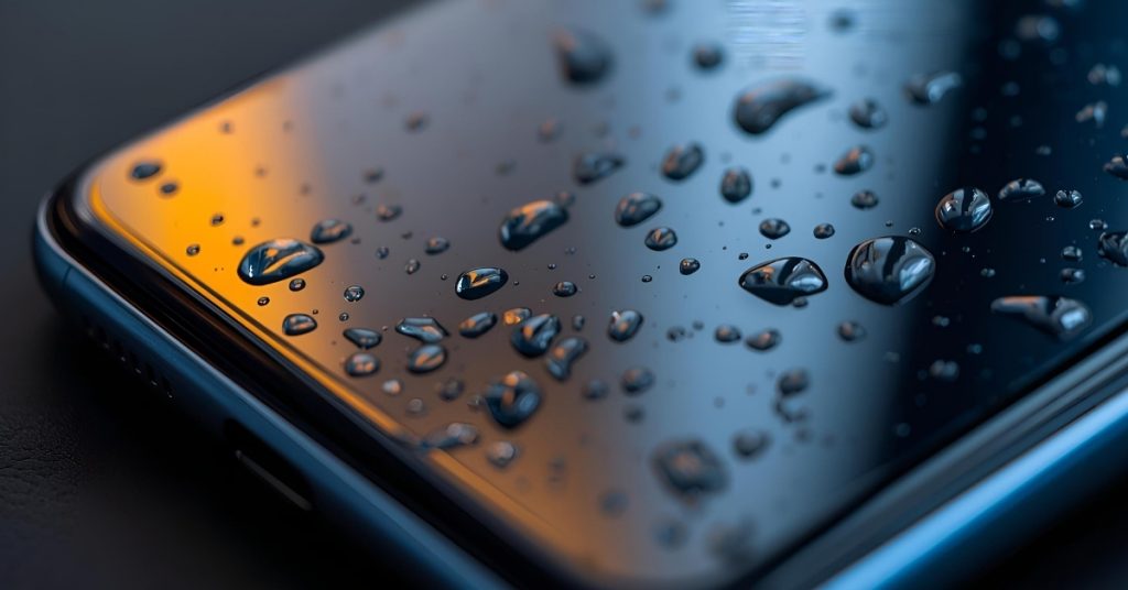 Water On Phone Surface - water resistance after phone repair - 5 Alarming Truths About Water Resistance After Phone Repair